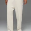 Scholar Straight Leg Sweatpant - Ivory