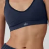 Seamless Ribbed Favorite Bra - Navy