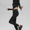 Seamless Two Tone Rib Jacket - Black