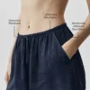 Semi-Sheer Golden Hour Mid-Rise Short - Navy