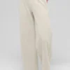 Serenity Wide Leg Sweatpant - Oatmeal Heather