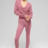 Sheer Cashmere Cropped Cardigan - Pink Wild Rose