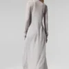 Sheer Cashmere Long Cardigan - Athletic Heather Grey