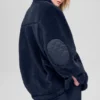 Sherpa Edge Shacket - Navy