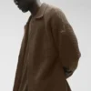 Shift Knit Button up Long Sleeve - Espresso
