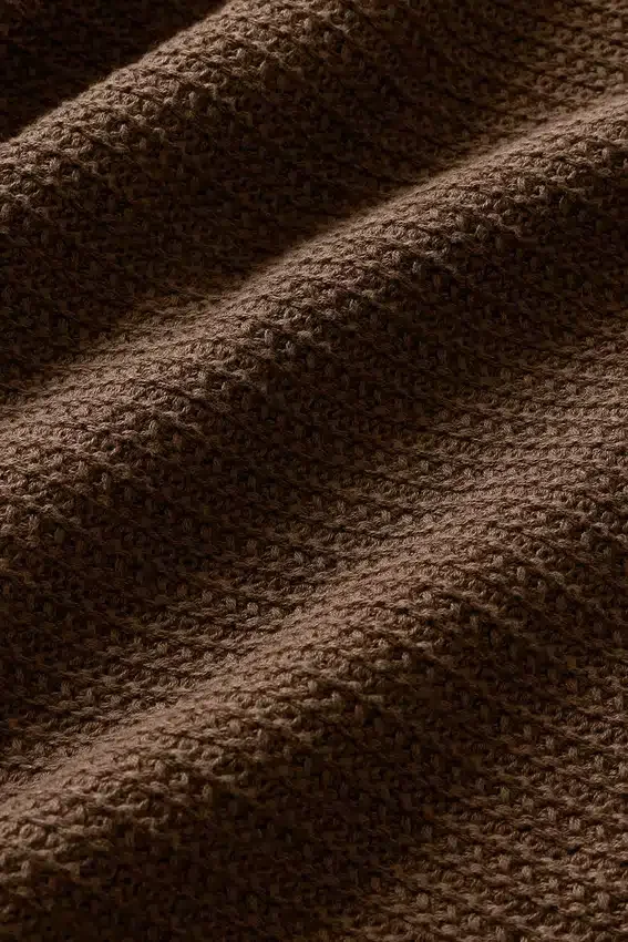 Shift Knit Button up Long Sleeve - Espresso