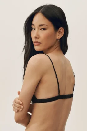 Silk Blend Radiance Bra – Black