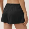 Silk Blend Radiance Short - Black