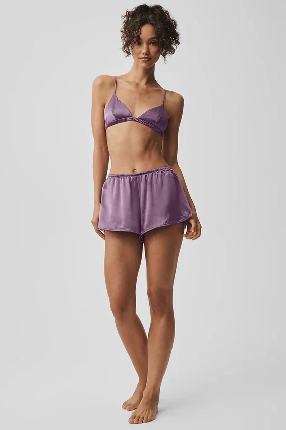 Silk Luminous Bra - Plum Kiss