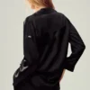 Silk Luminous Button up - Black