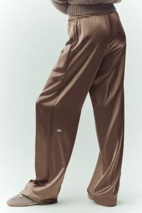 Silk Luminous Pant (Long) – Alpine Cocoa