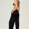 Silk Luminous Pant (Regular) - Black