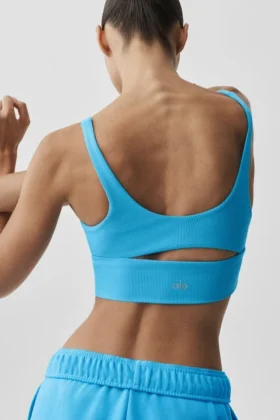 Slit Bra – Azure Blue