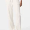 Snuggle up Sweater High-Waist Wide Leg Pant - Ivory