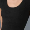 Snuggle up Sweater Short Sleeve - Black