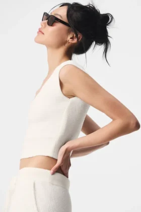 Snuggle up Sweater Short Sleeve – Ivory
