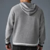 Sports Club Sweater Knit Hoodie - Athletic Heather Grey
