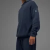 Sports Club Sweater Knit Hoodie - Navy