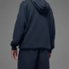 Sports Club Sweater Knit Hoodie - Navy