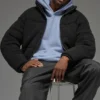 Stage Sweater Puffer - Black