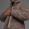 Stage Sweater Puffer - Brown Multi