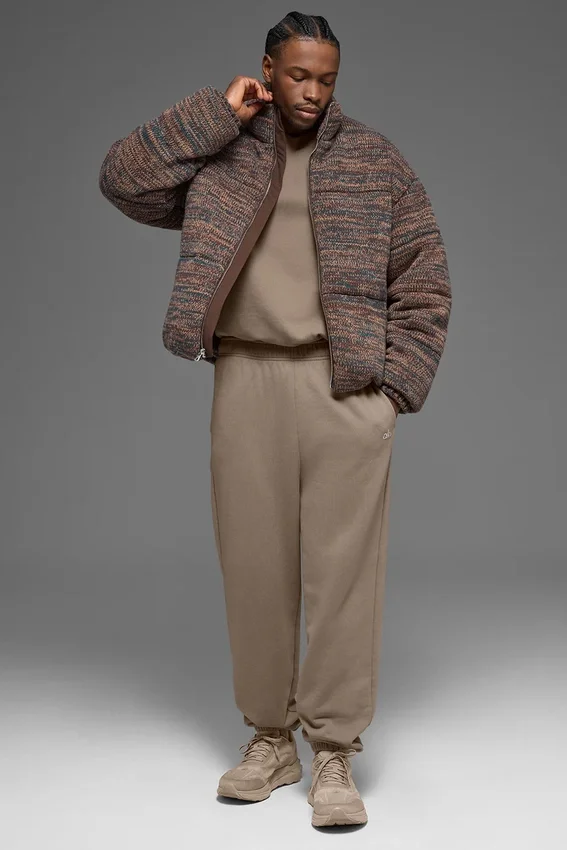 Stage Sweater Puffer - Brown Multi
