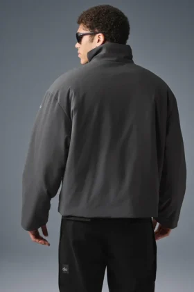 Stretch Woven Notable Jacket – Anthracite