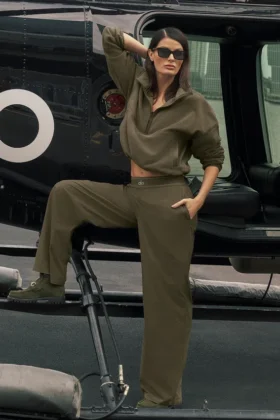Suit up Trouser (Regular) - Olive Tree