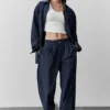 Suit up Trouser (Short) - Navy