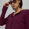 Supernatural Sweater Cardigan - Burgundy