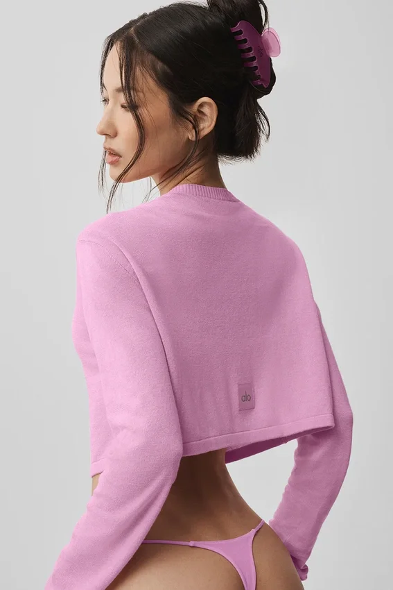 Supernatural Sweater Cardigan - Candy Heart Pink