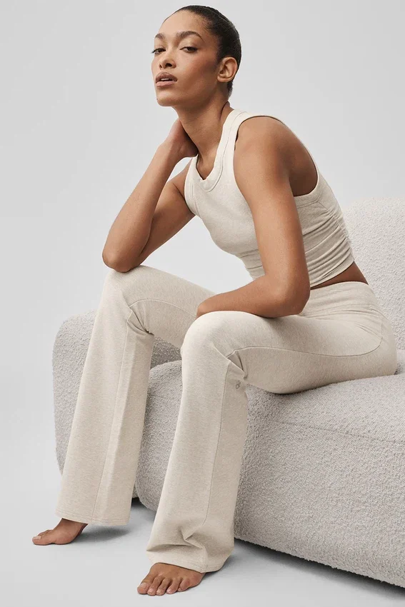 Sway Bootcut Sweatpant - Oatmeal Heather