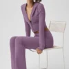 Sway Bootcut Sweatpant - Plum Kiss