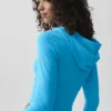 Sway Full Zip Hoodie - Azure Blue