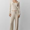 Sweater Knit Unwind Long Sleeve - Oatmeal Heather