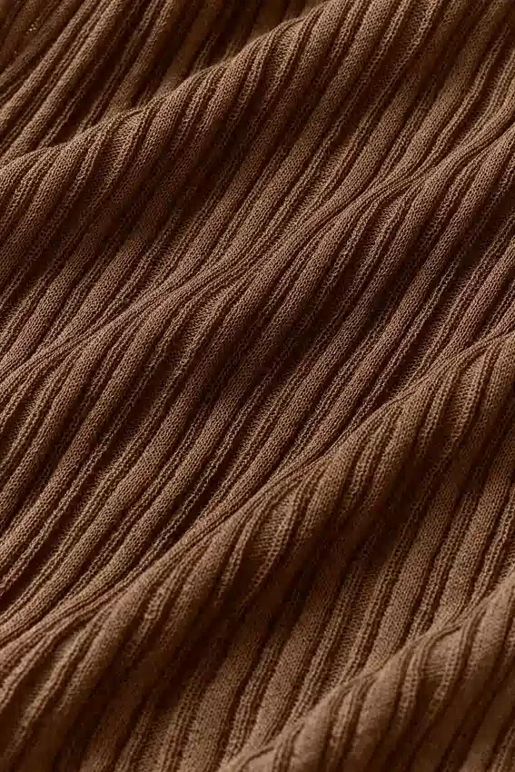 Sweater Sunlit Button Down Tank - Sun Kissed Brown