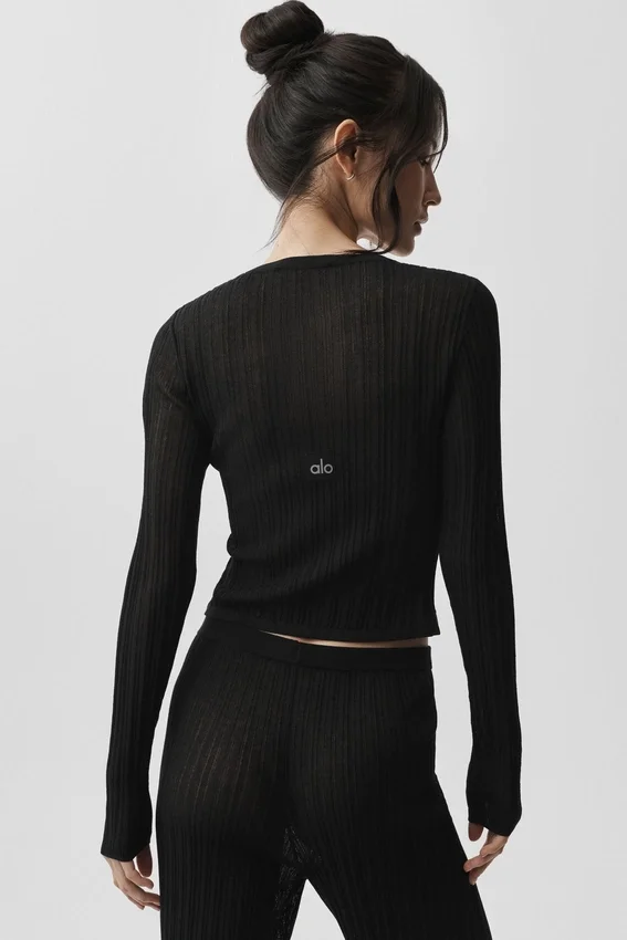 Sweater Sunlit Cardigan - Black