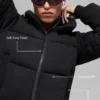 Sweatshirt Puffer - Black