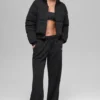 Sweatshirt Puffer - Black