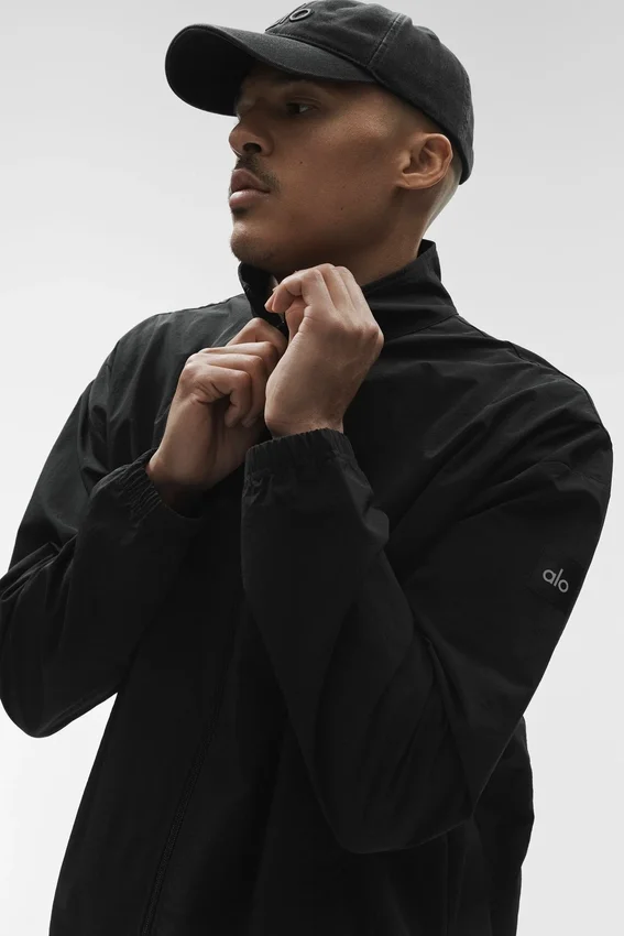 Takeaway Track Full Zip Jacket - Black