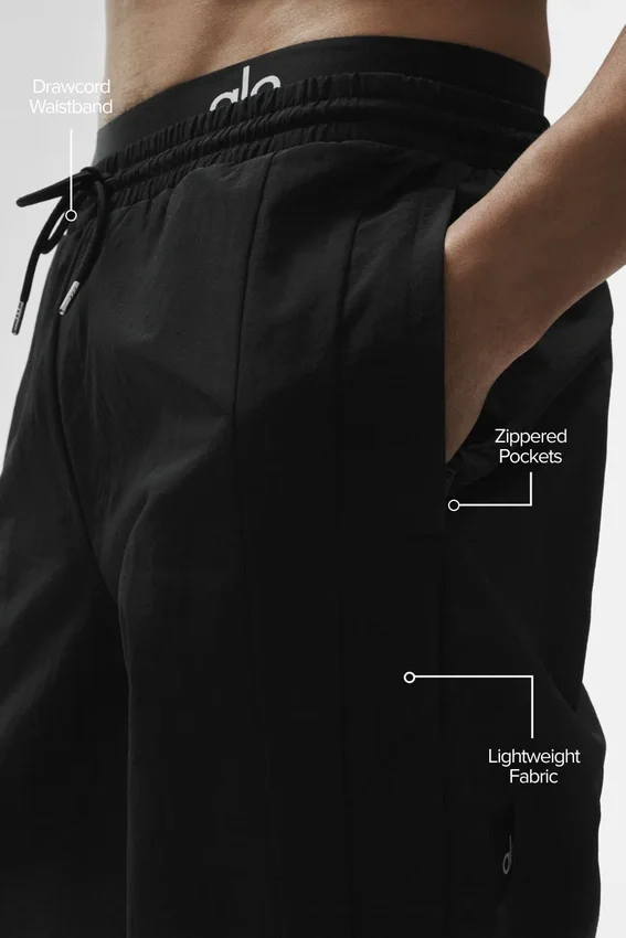 Takeaway Track Straight Leg Pant - Black