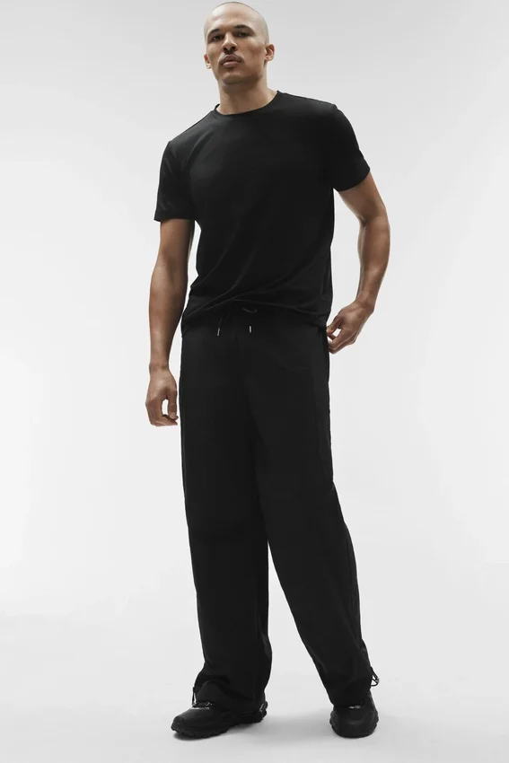 Takeaway Track Straight Leg Pant - Black