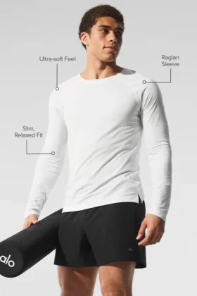 Triumph Long Sleeve Tee – White