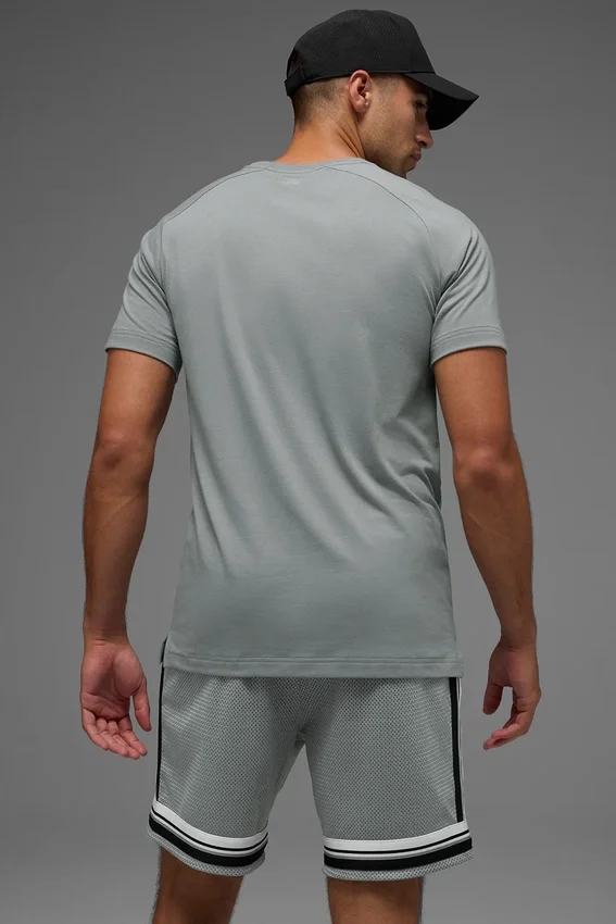 Triumph Raglan Tee - Lunar Grey