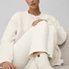 Unisex Half-Crew Scrunch Sock - Ivory
