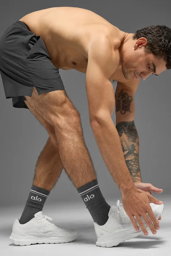 Unisex Throwback Sock - Anthracite/White