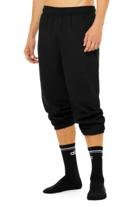 Unisex Throwback Sock – Black/White