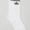 Unisex Throwback Sock - White/Black