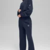 Unisex Wool Cashmere New Class Crewneck Sweater - Navy