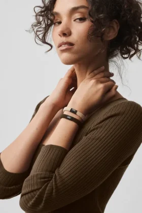 Untangled Hair Tie (6-Pack) – Beige/Espresso